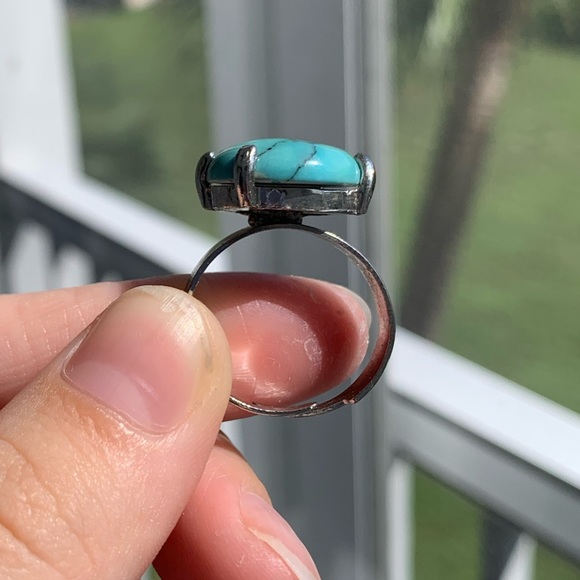 Turquoise Ring from Greece - Picture 3 of 5